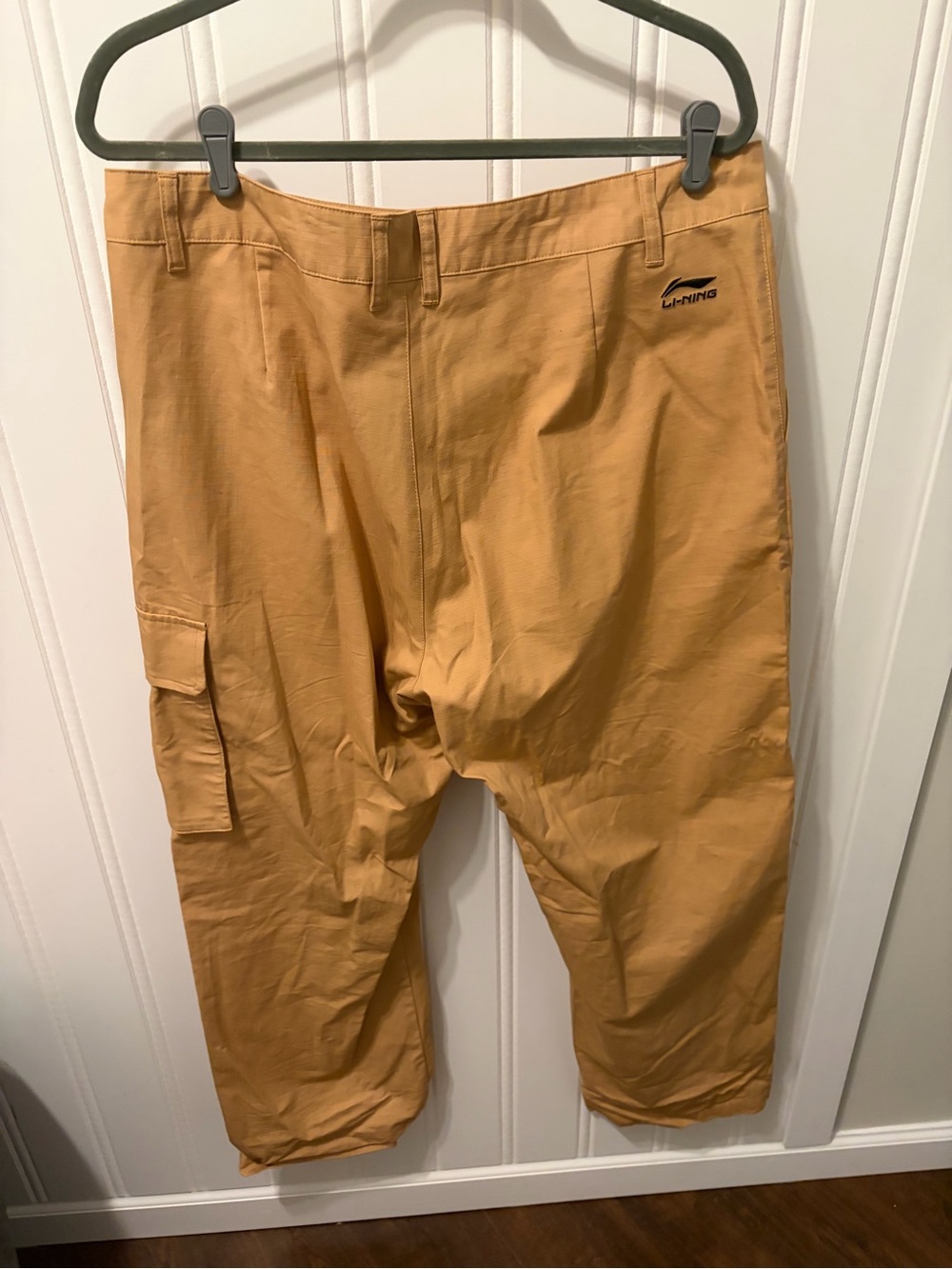 ULTRA RARE Disney x Li-Ning Pinocchio Cargo Pants Tan Ripstop Khaki Size XXL - Picture 5 of 9
